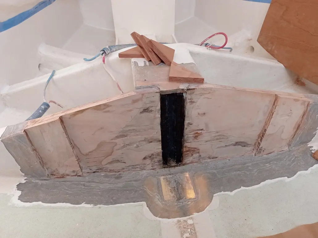 Réparation d'une varangue